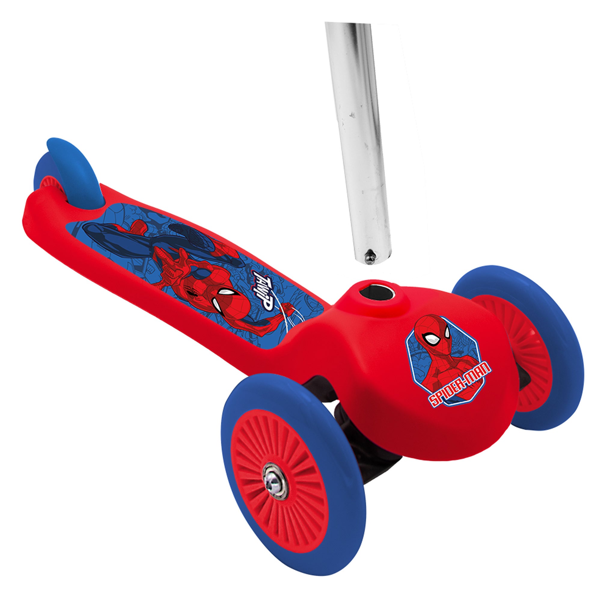 Marvel Spider-Man Balance Scooter – 3-Rad Kinderroller Rot/Blau