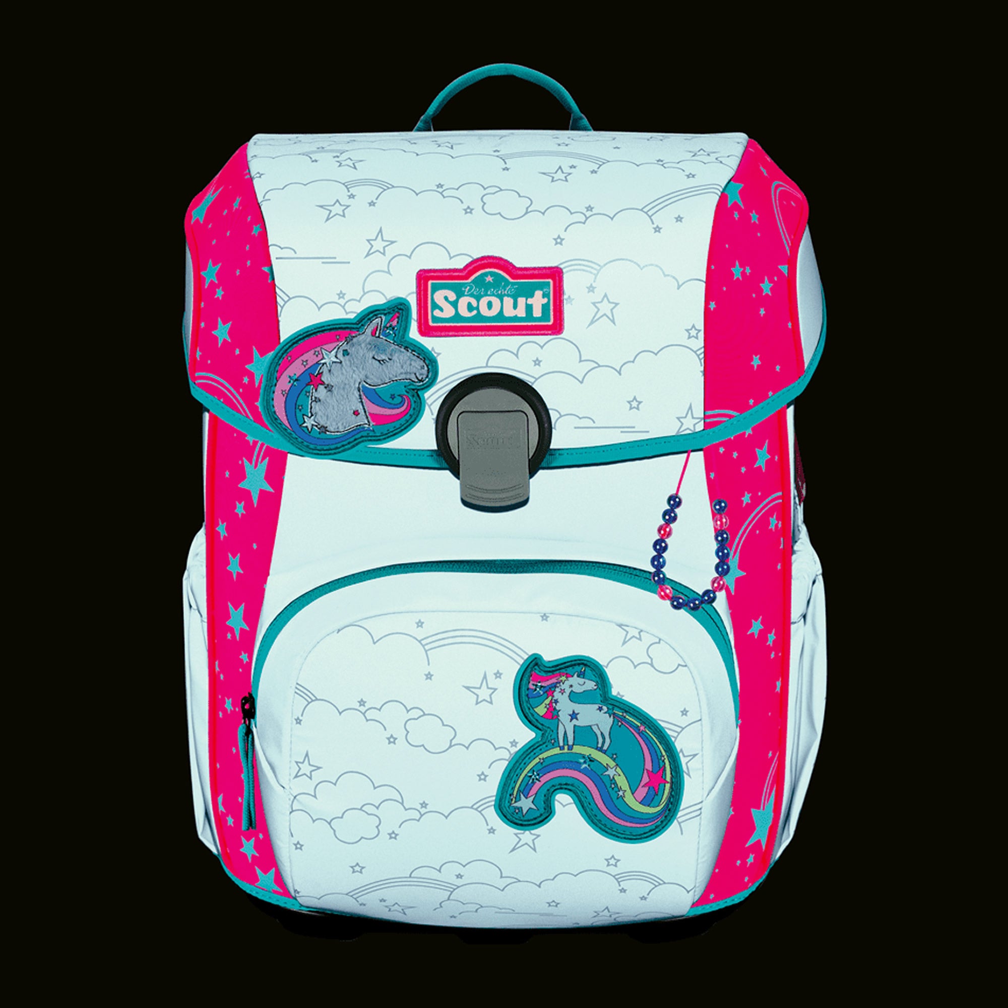 Scout Schulranzen-Set Neo Exklusiv Superflash – Extreme Unicorn