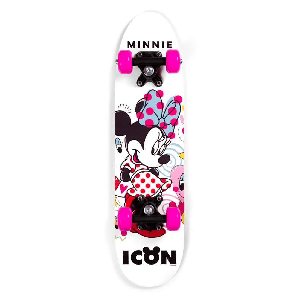 Minnie Maus Skateboard 61 cm – Kinder Holz Skateboard 24 Zoll Funboard