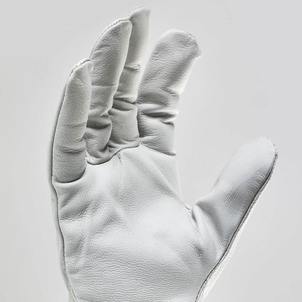 Tegera 130A Hitzeschutz Schweißer Handschuhe Weiß/Gelb