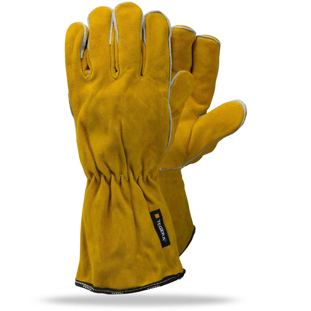 Tegera 19 Hitzeschutz Schweißer Handschuhe Gelb