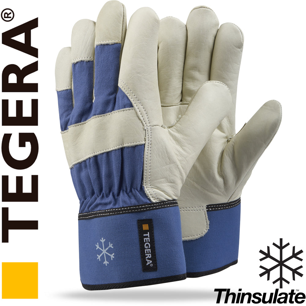 Tegera 206 Arbeitshandschuhe Lederhandschuh Strapazierfähig gefüttert