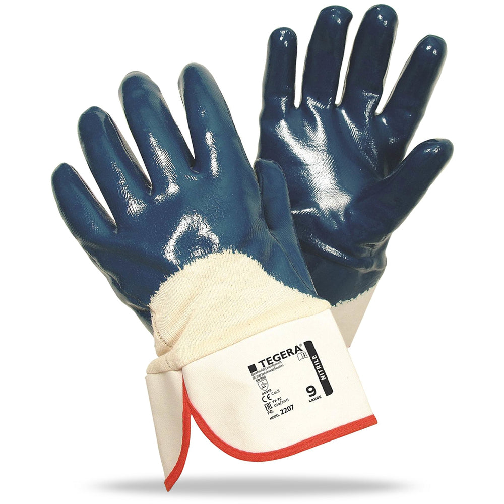 Tegera 2207 Arbeitshandschuhe Nitril Handschuhe Fett-, Öl- und Wasserbeständig