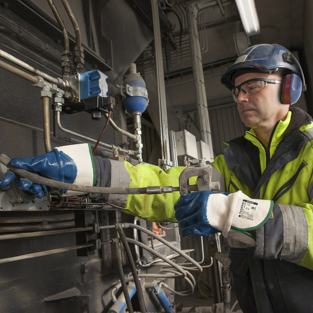 Tegera 2207 Arbeitshandschuhe Nitril Handschuhe Fett-, Öl- und Wasserbeständig