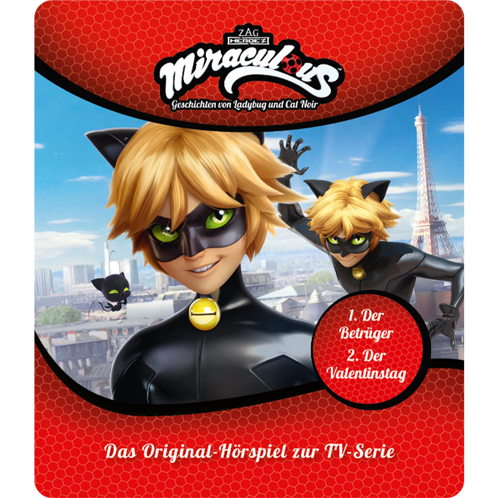 Tonies Ladybug Cat Noir - The Trickster / The Valentine's Day Miraculous