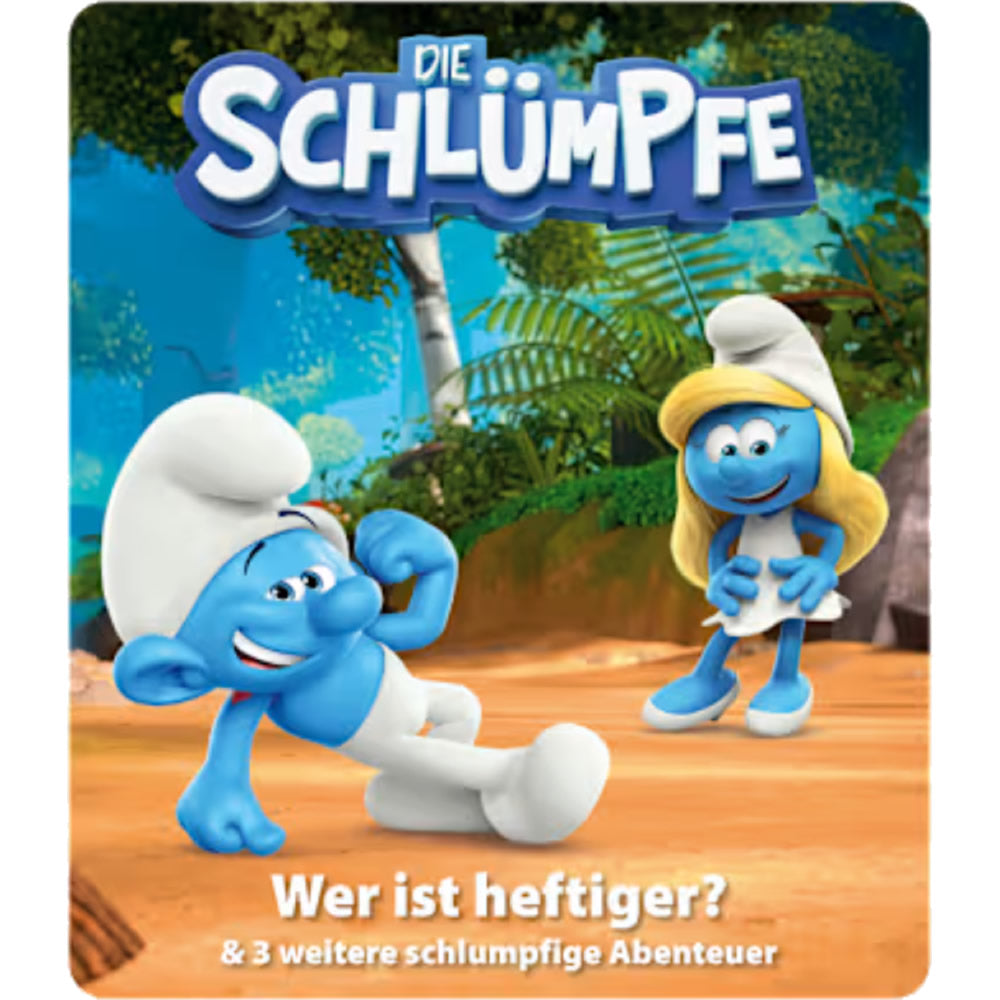 Tonies Hörfigur – Die Schlümpfe: Wer ist heftiger? & 3 weitere schlumpfige Abenteuer