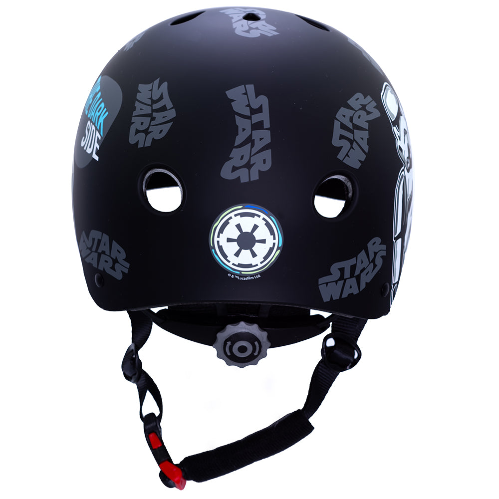 Star Wars Skaterhelm Fahrradhelm Kinder Helm verstellbar 52 - 56 cm Schwarz