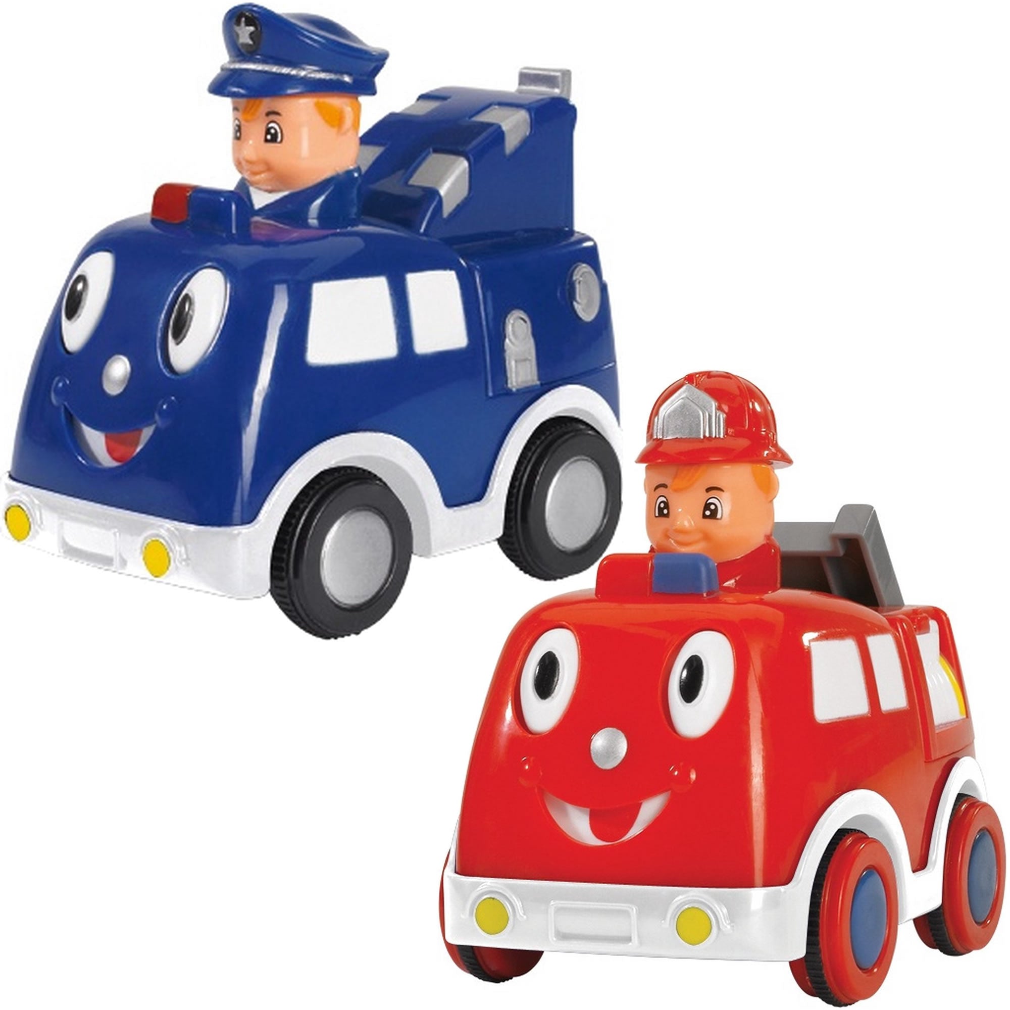 ABC Auto Press 'n Go Feuerwehr Polizei Spielzeugauto Simba