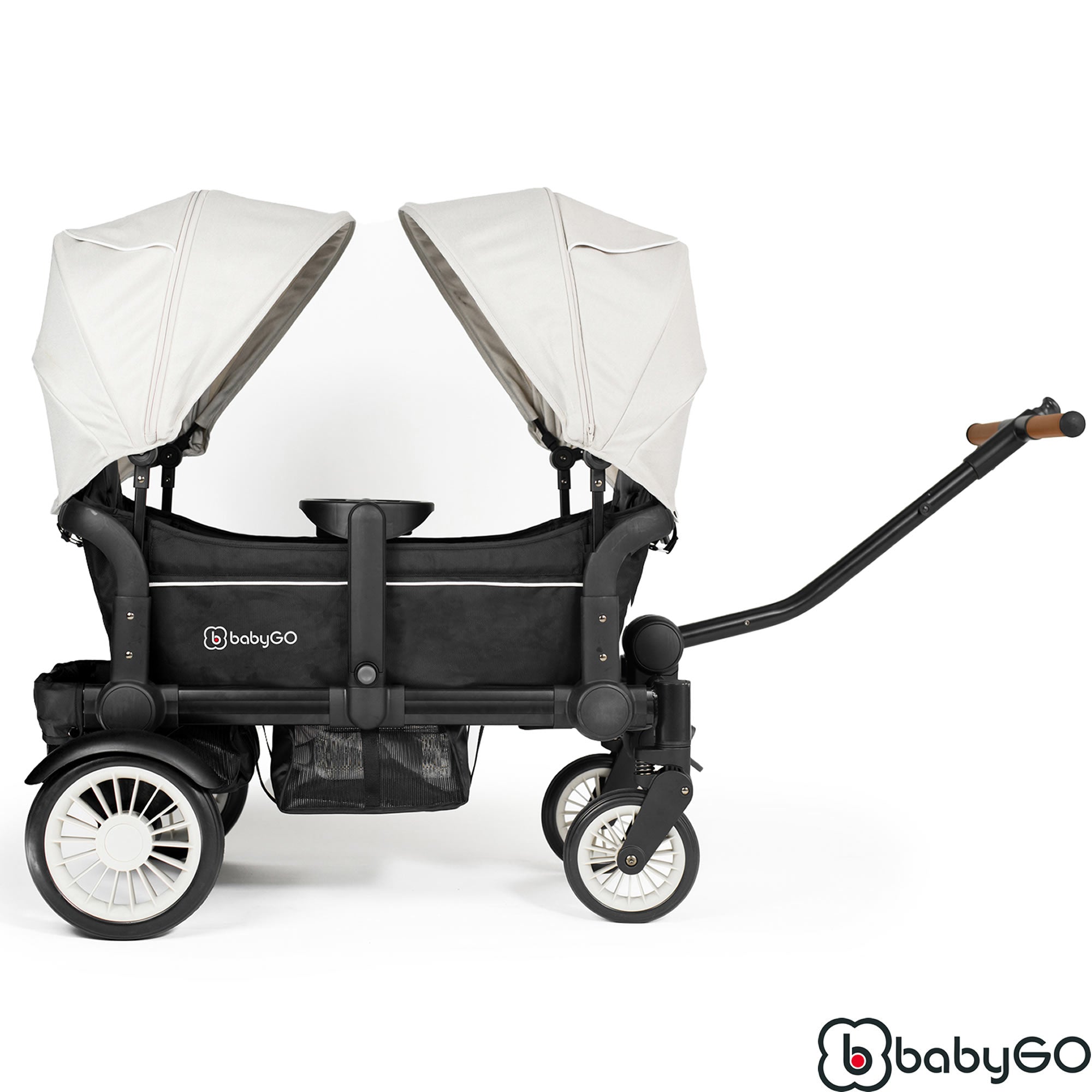 BabyGo Bollerwagen Zwillingswagen Kinderwagen Buggy Cozy Rider