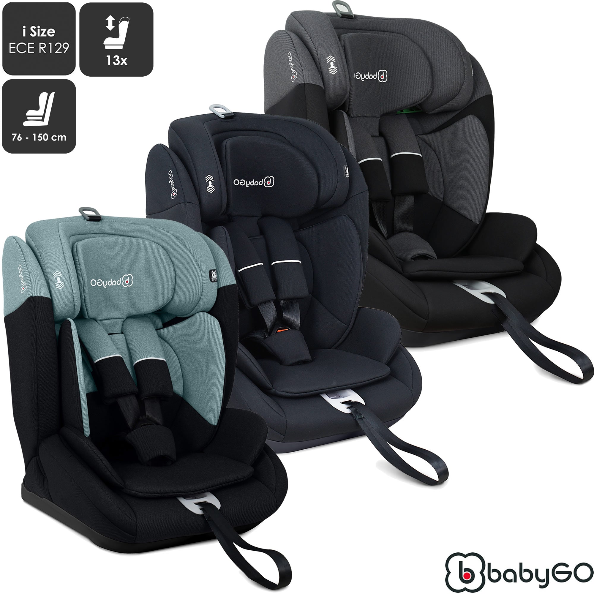 Babygo Kindersitz Lumo Autositz 76-150 cm