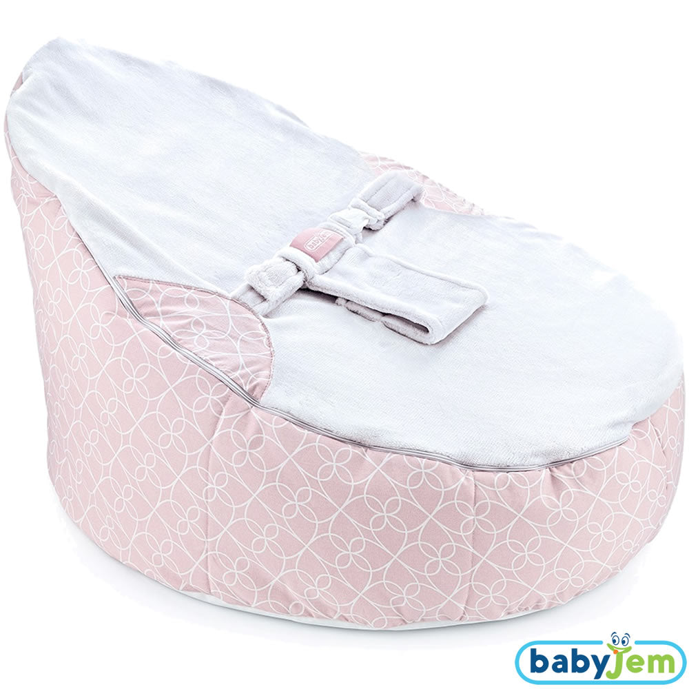 BabyJem Sitzsack Babysitzsack Sitzkissen Rosa