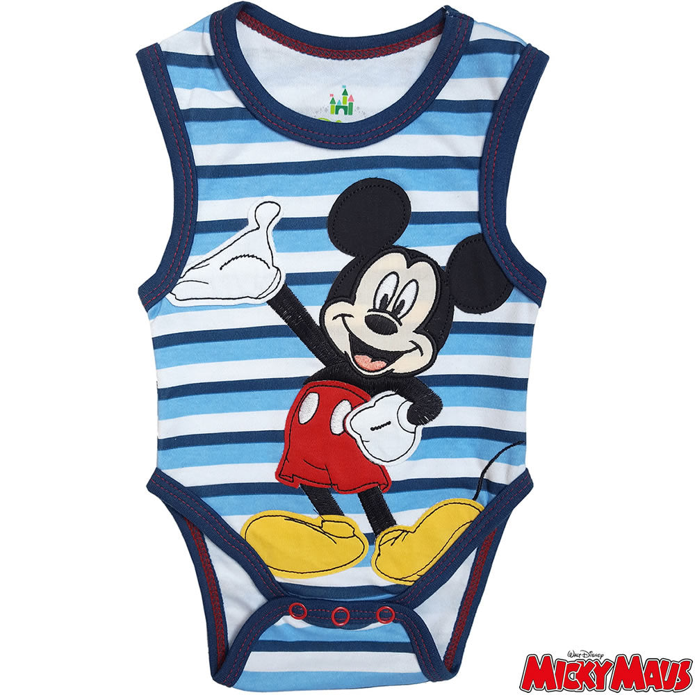 Kurzarm-Body Mickey Maus Baby Jungen Disney