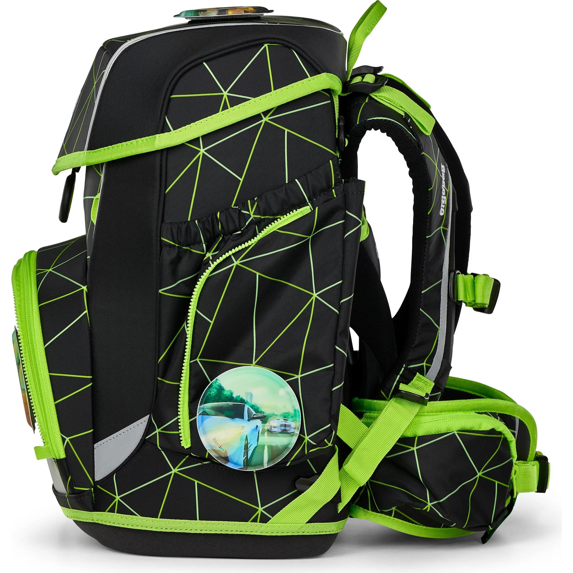 Ergobag Cubo Schulranzen CyBär Race – Set 5-tlg.