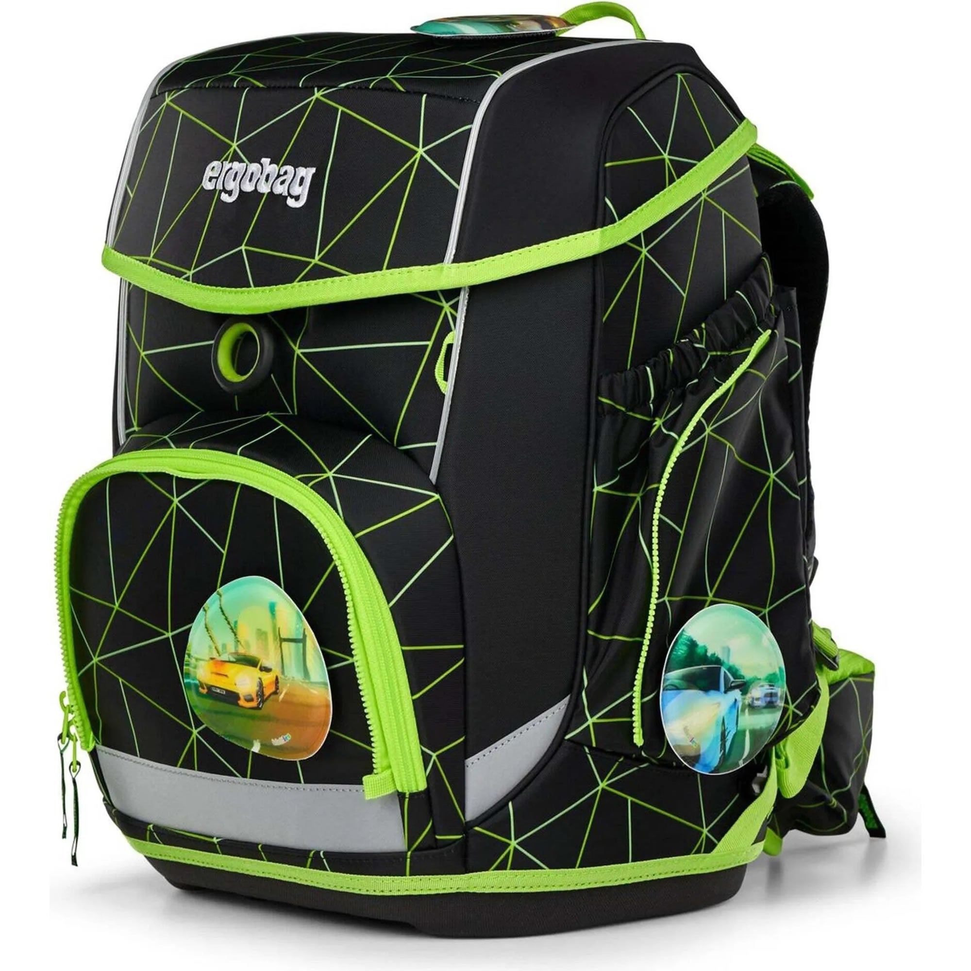 Ergobag Cubo Schulranzen CyBär Race – Set 5-tlg.