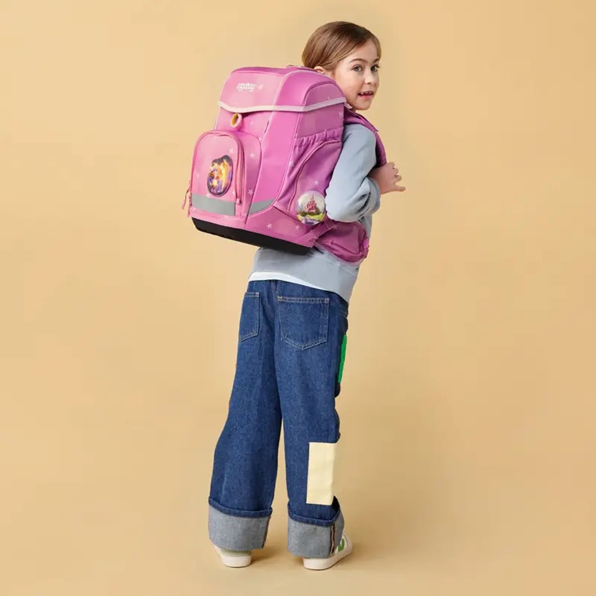 Ergobag Cubo Schulranzen Wolkenzaubär – Set 5-tlg.