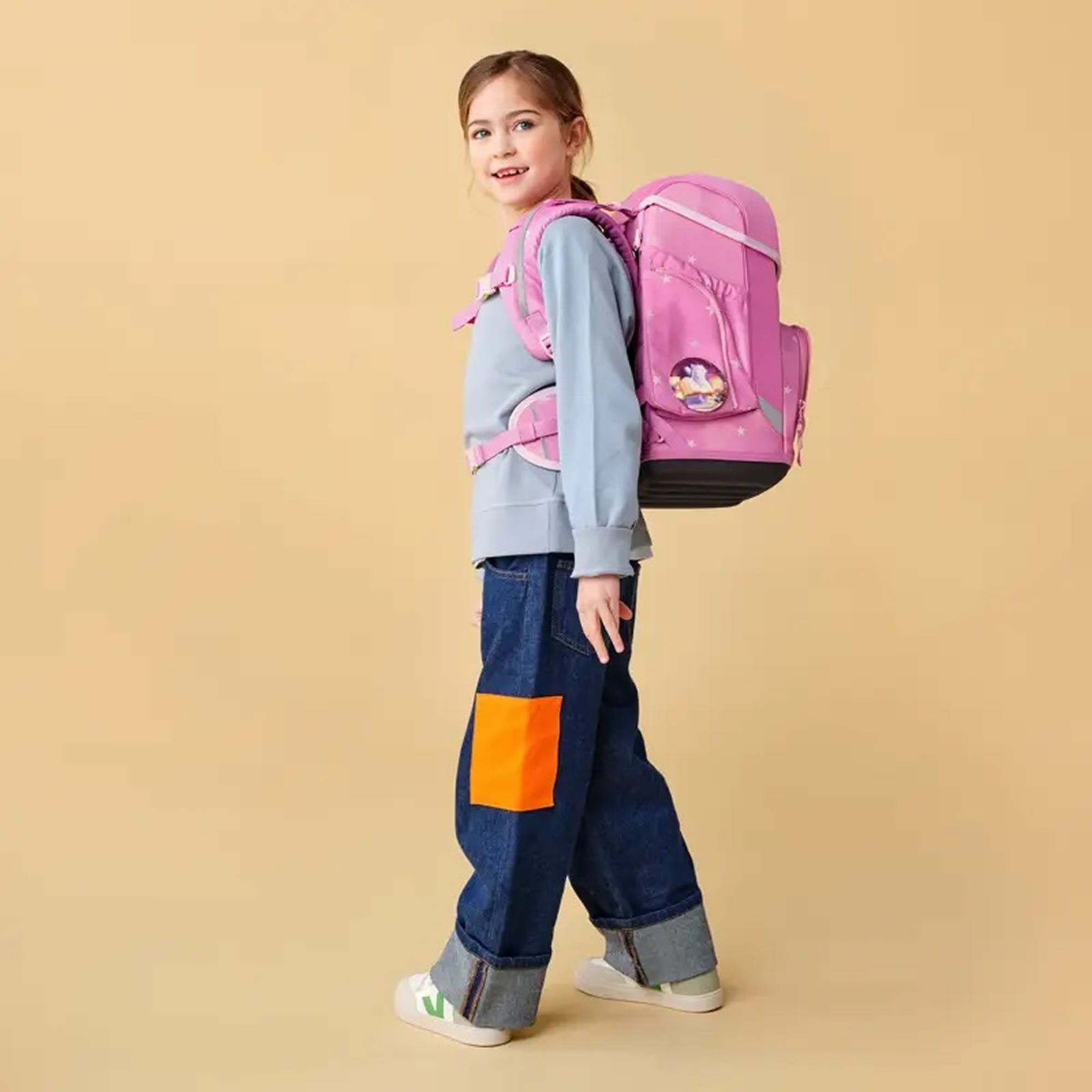 Ergobag Cubo Schulranzen Wolkenzaubär – Set 5-tlg.