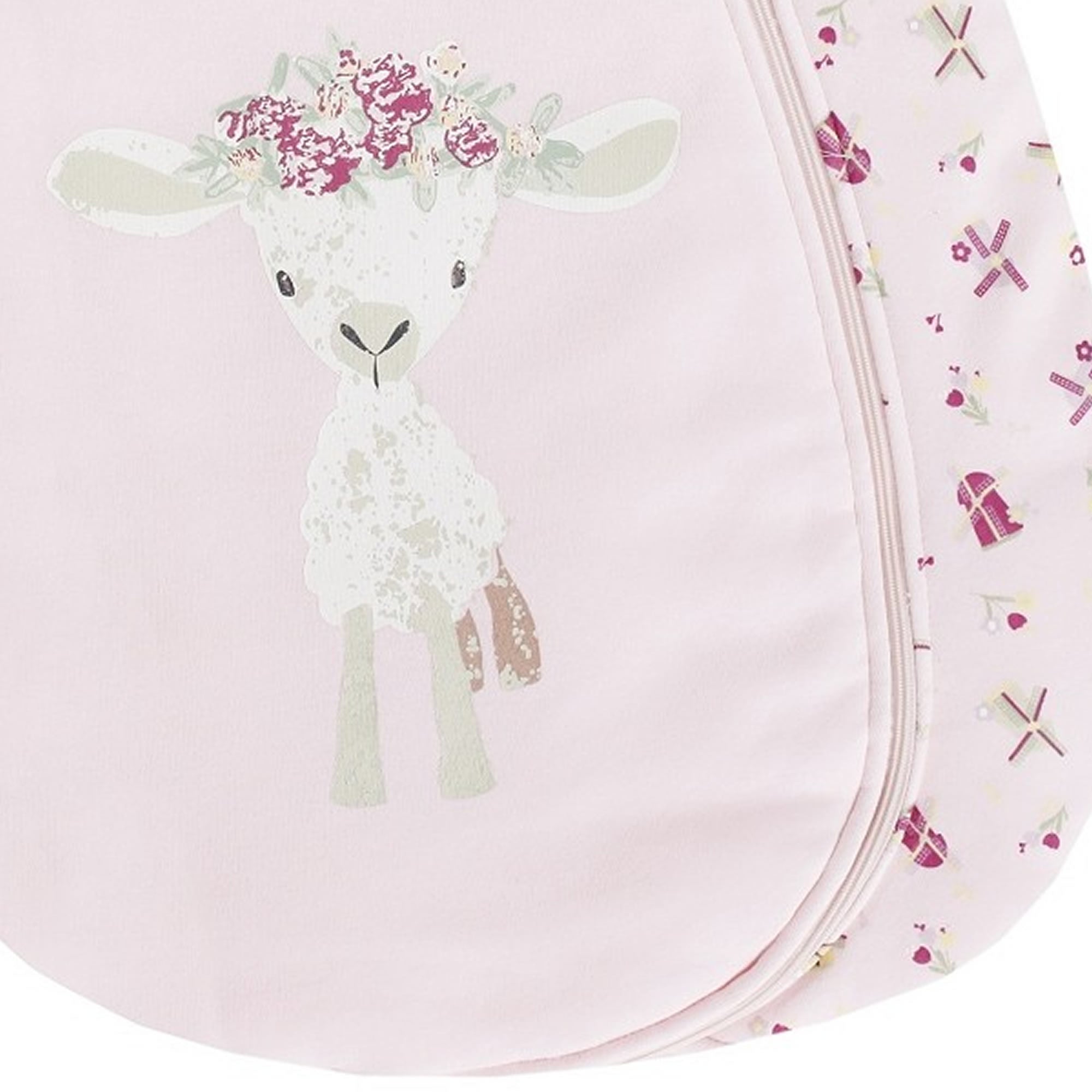 Jacky Baby Schlafsack abnehmbare Ärmel Schaf Rosa