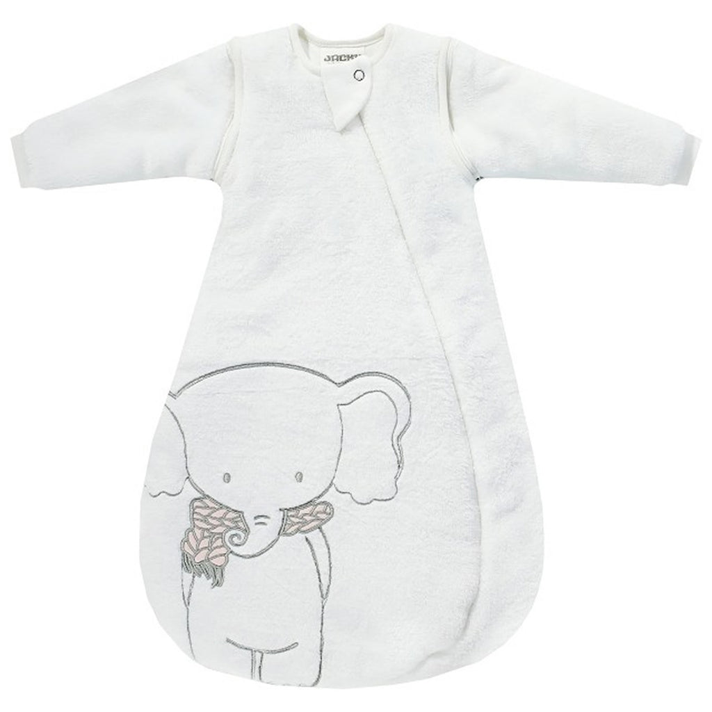jacky schlafsack tog Jacky Baby Schlafsack Winter abnehmbare Ärmel Elefant Weiß Offwhite