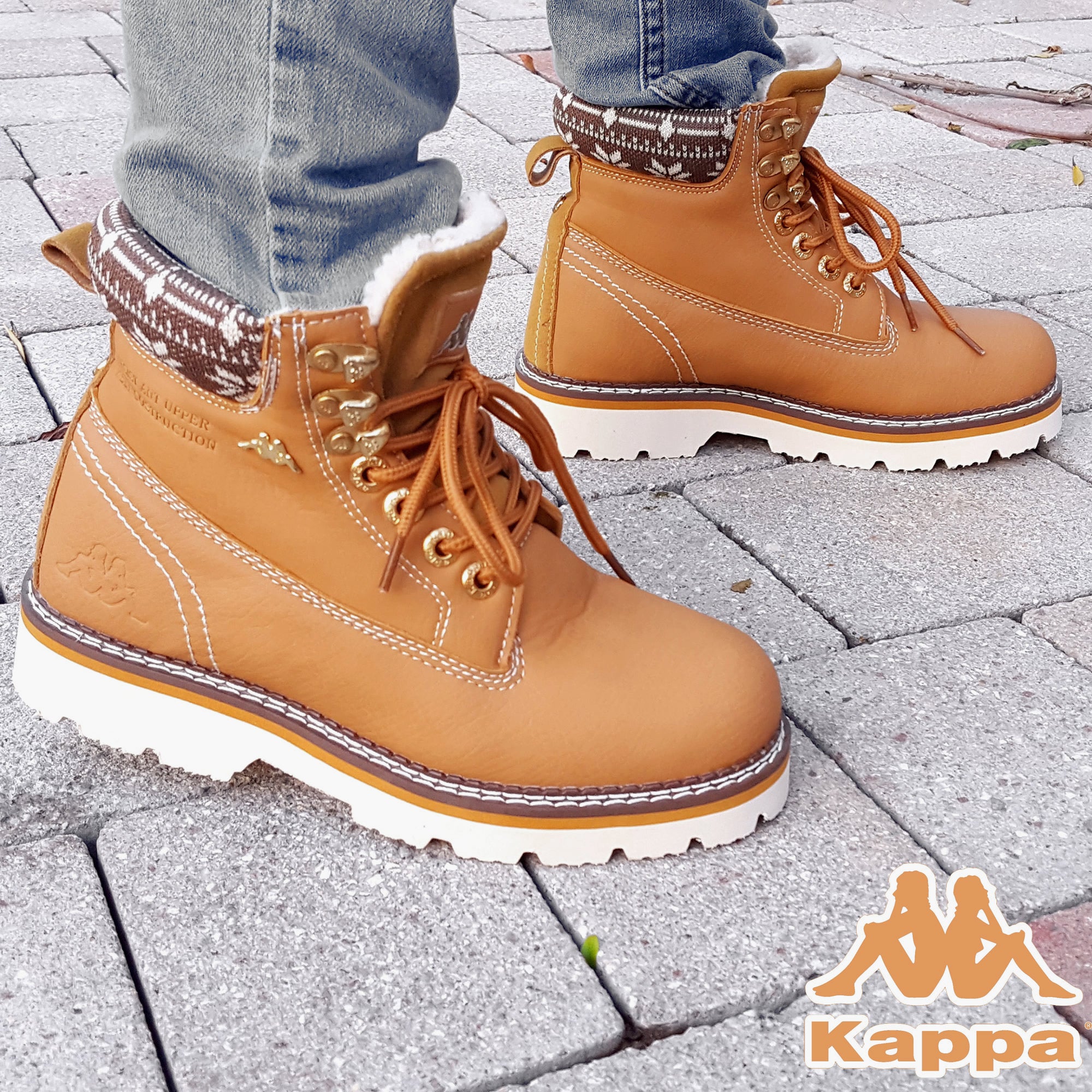 Kappa Winterschuhe Winter Boots Stiefel Montana Camel