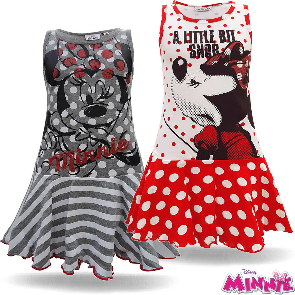 Minnie Maus Kleid Mädchen Kinder Sommerkleid Disney