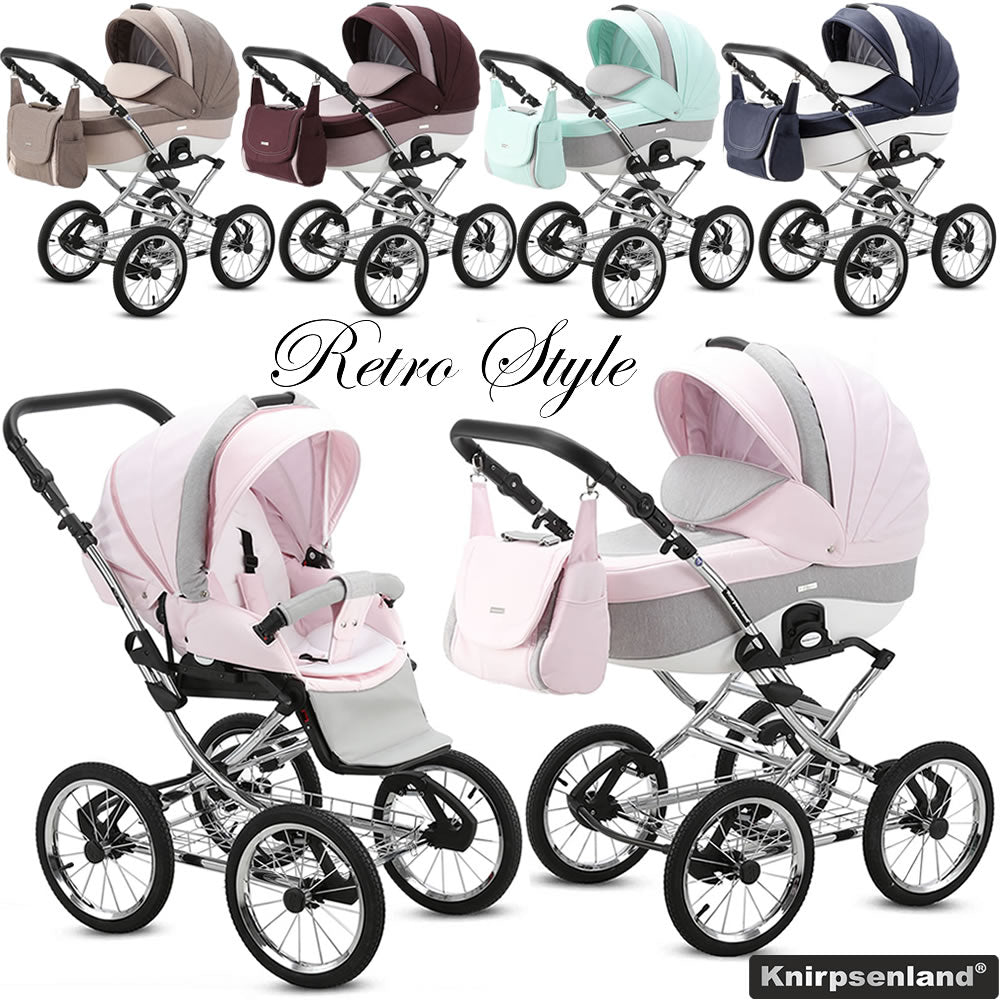 Knirpsenland combi stroller retro style