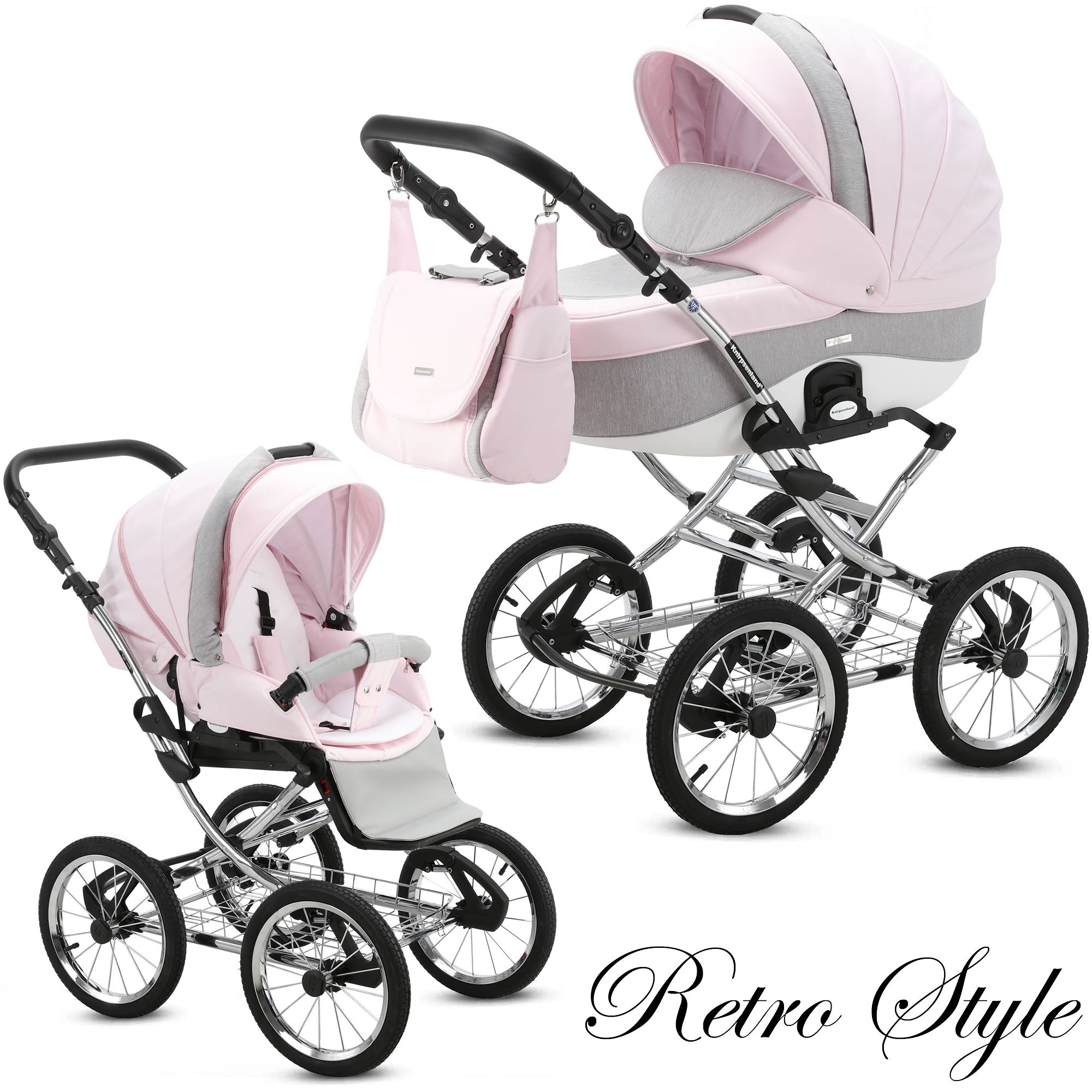 Knirpsenland combi stroller retro style