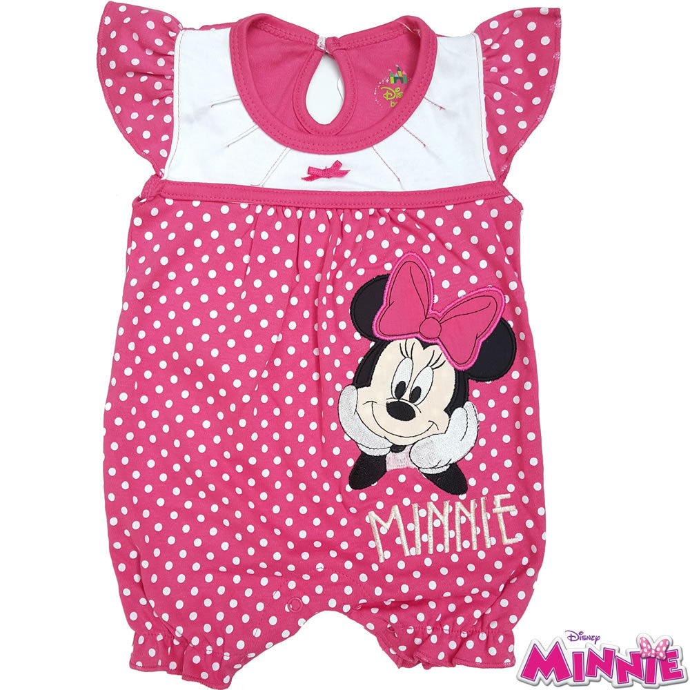 Minnie Mouse Two Piece Baby Set Overall Dress Girls