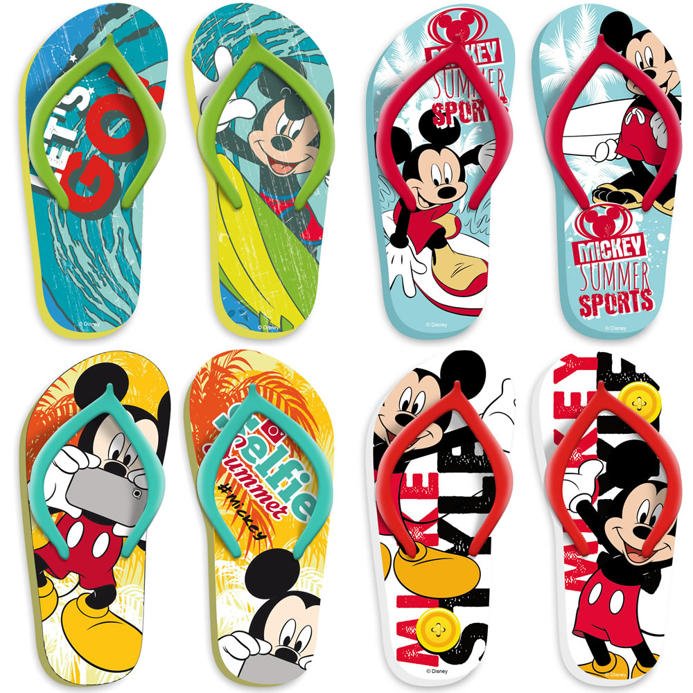 Mickey Maus Flip Flops Badelatschen Zehentrenner Kinder