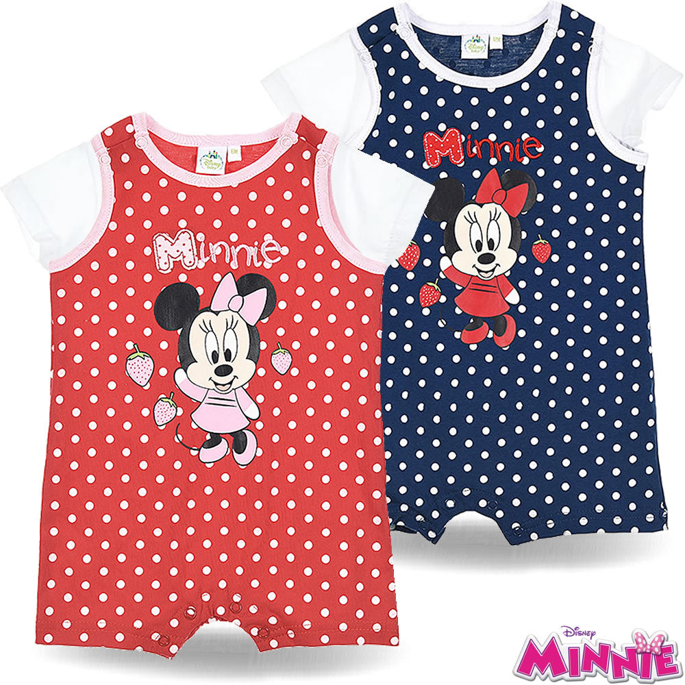 Minnie Maus Strampler Spieler Shirt Baby Mädchen Zweiteiler