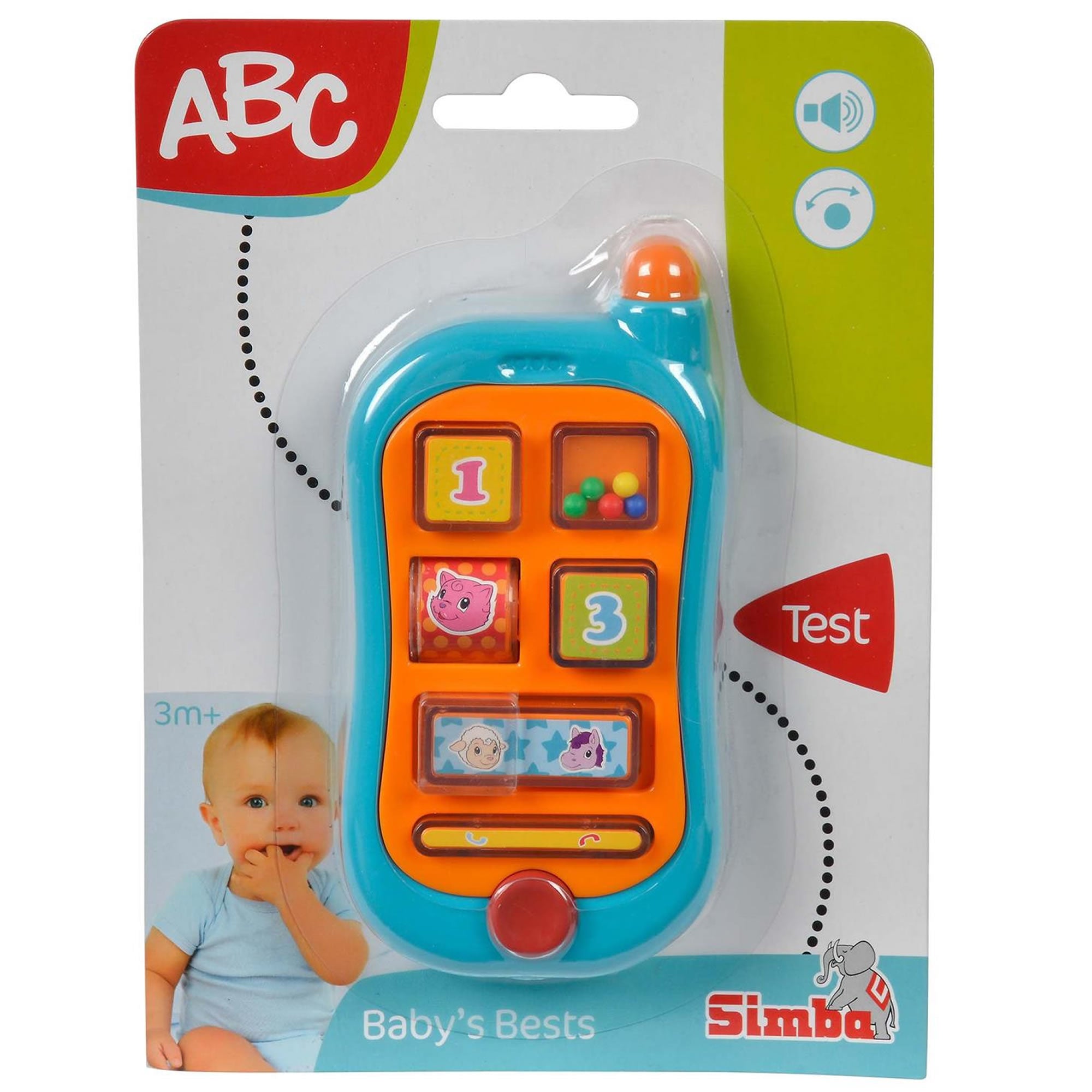 ABC Erstes Telefon Kindertelefon Spielzeugtelefon Simba