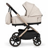 Adamex COMO 2-in-1 Kinderwagen Natura Beige – faltbare Babywanne