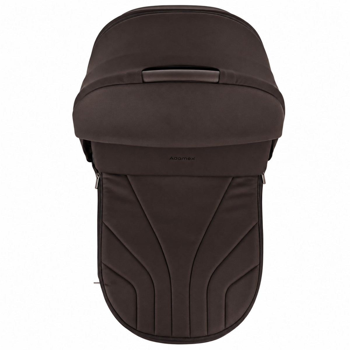 Adamex COMO 2-in-1 Kinderwagen Braun – faltbare Babywanne
