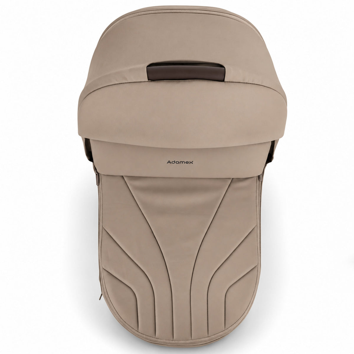 Titel: Adamex COMO 2-in-1 Kinderwagen Cappuccino – faltbare Babywanne