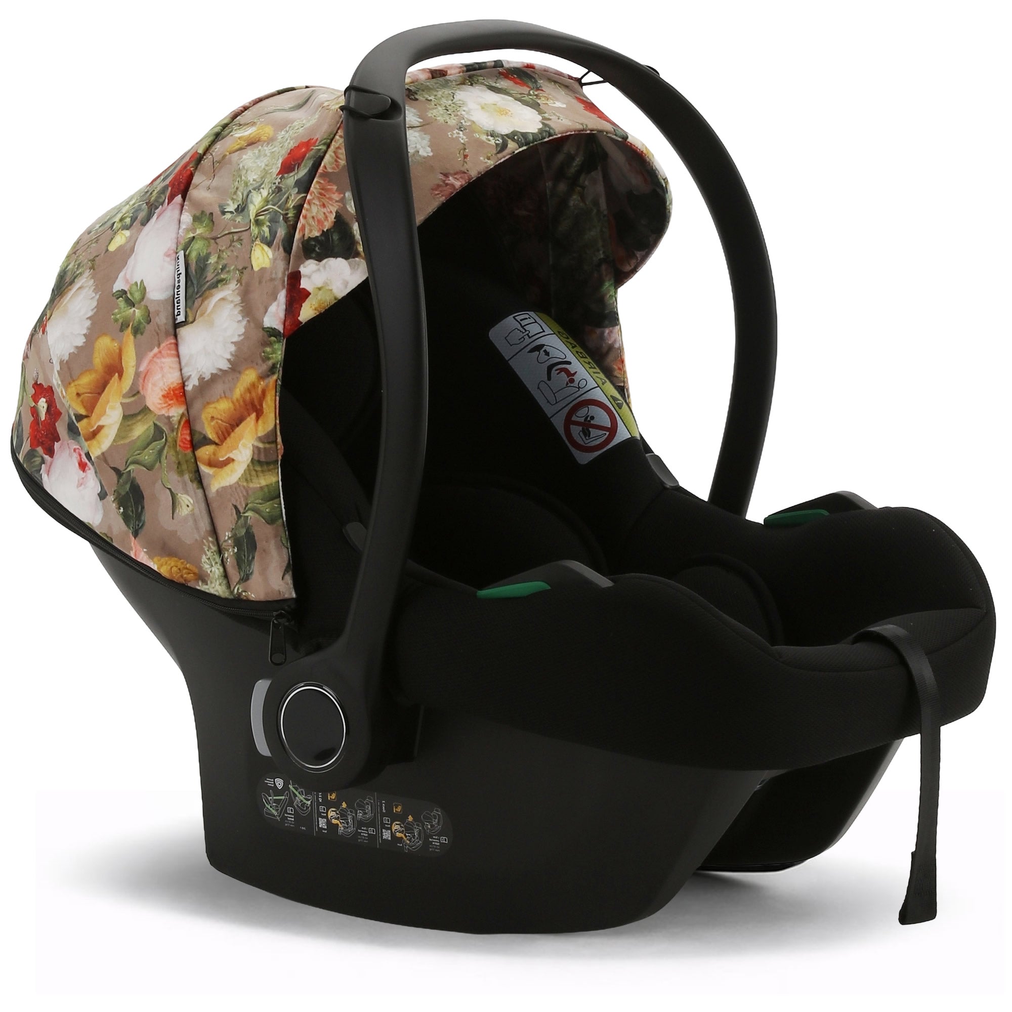 Avionaut Cosmo 2.0 i-Size Babyschale – Flowers Beige| Knirpsenland Retro Style