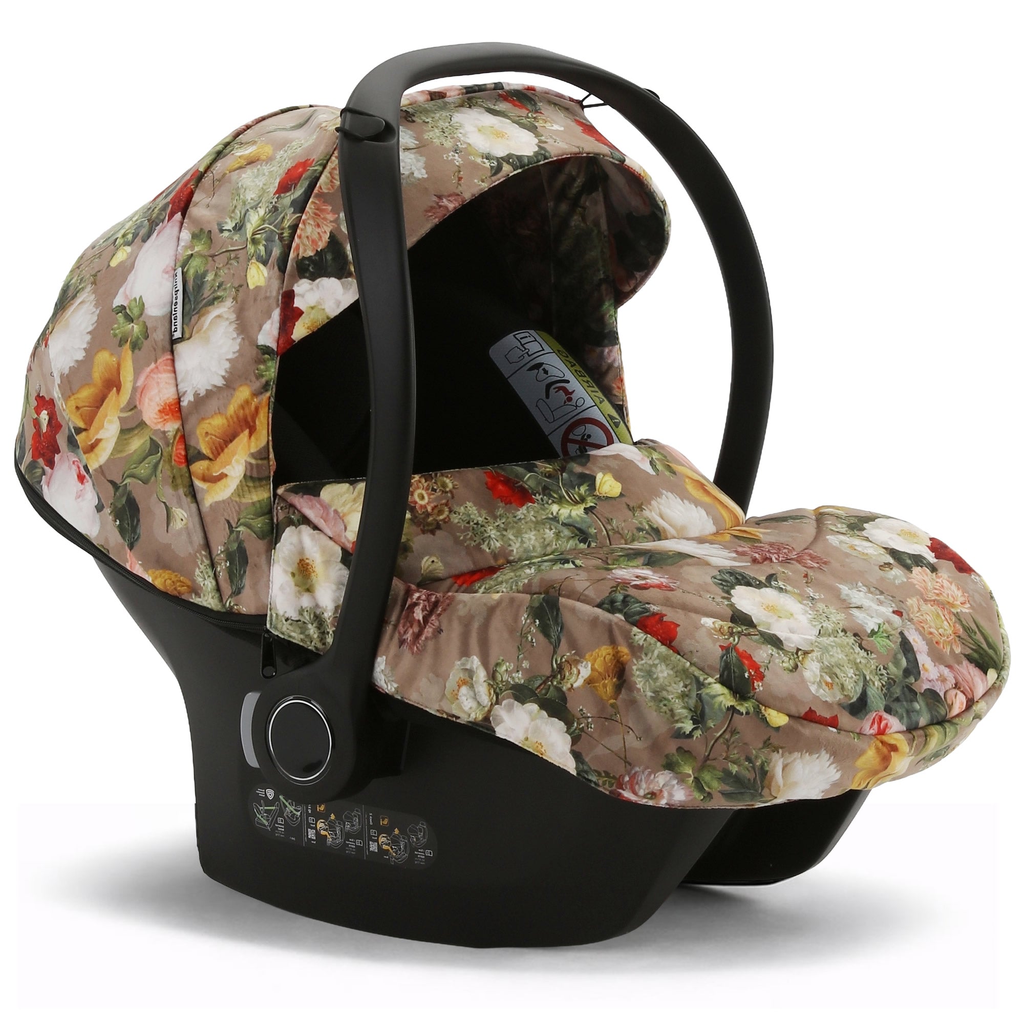 Avionaut Cosmo 2.0 i-Size Babyschale – Flowers Beige| Knirpsenland Retro Style