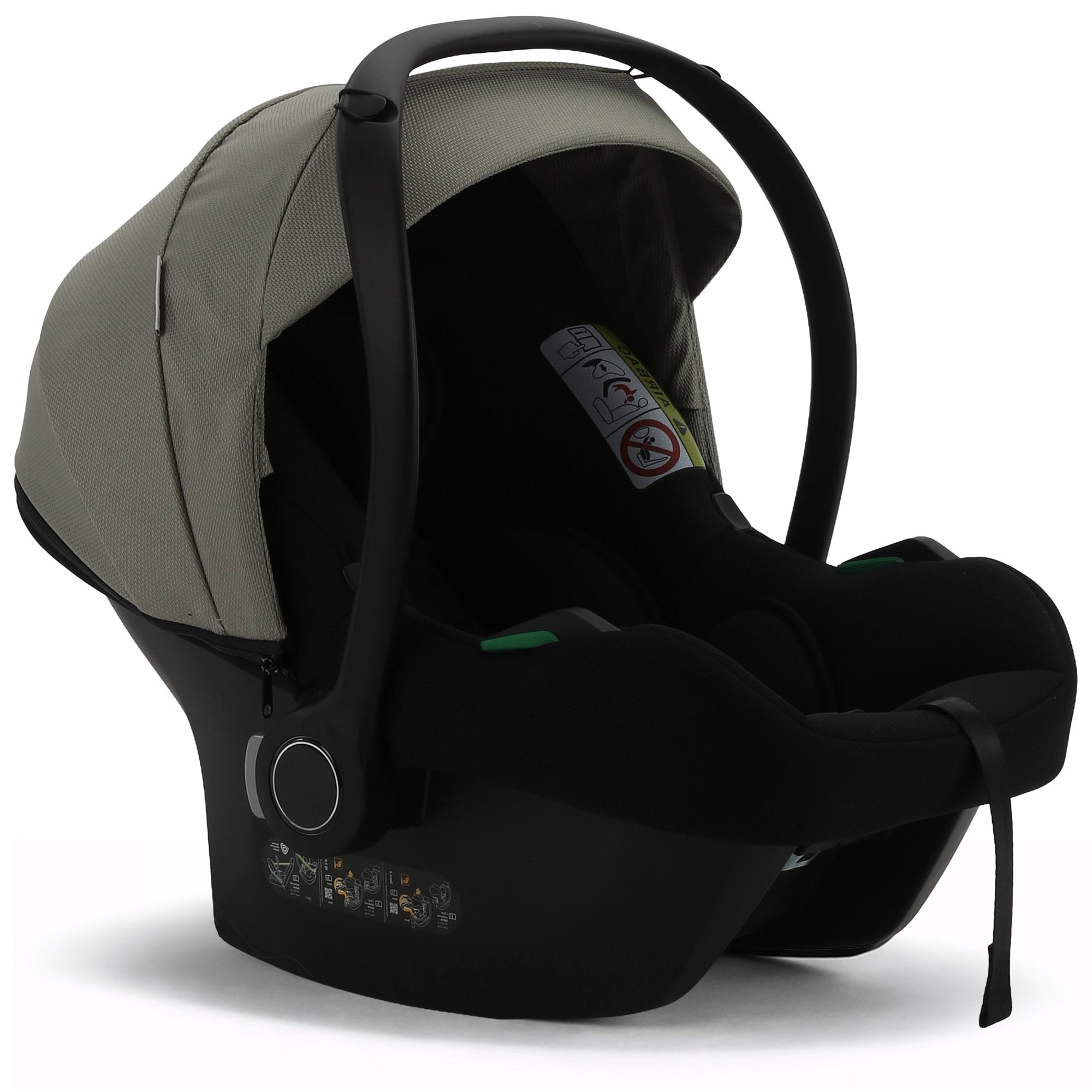 Avionaut Cosmo 2.0 i-Size Babyschale – Salbeigrün (Oliv) | Knirpsenland Retro Style