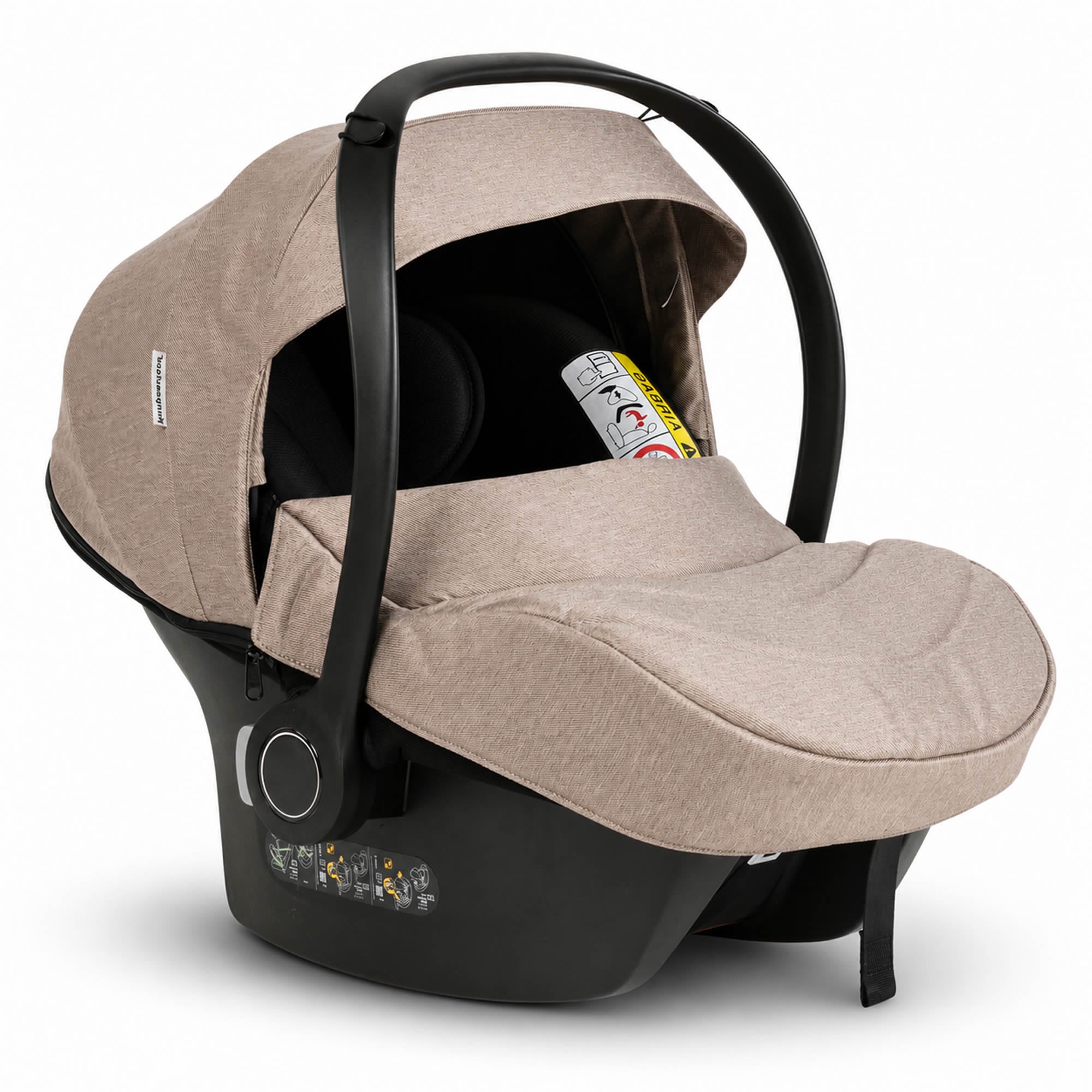 Avionaut Cosmo 2.0 i-Size Babyschale – Cappuccino Taupe | Retro Style Chrome Edition