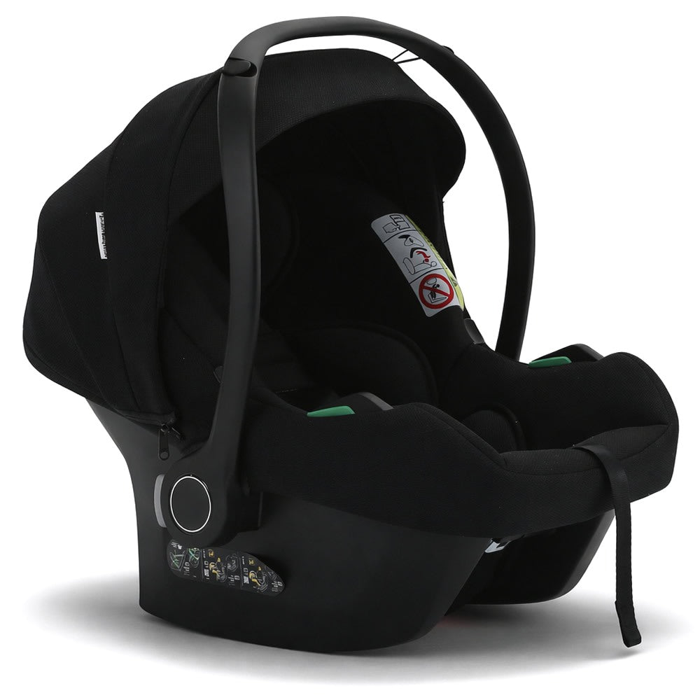 Avionaut Cosmo 2.0 i-Size Babyschale – Schwarz | Knirpsenland Retro Style