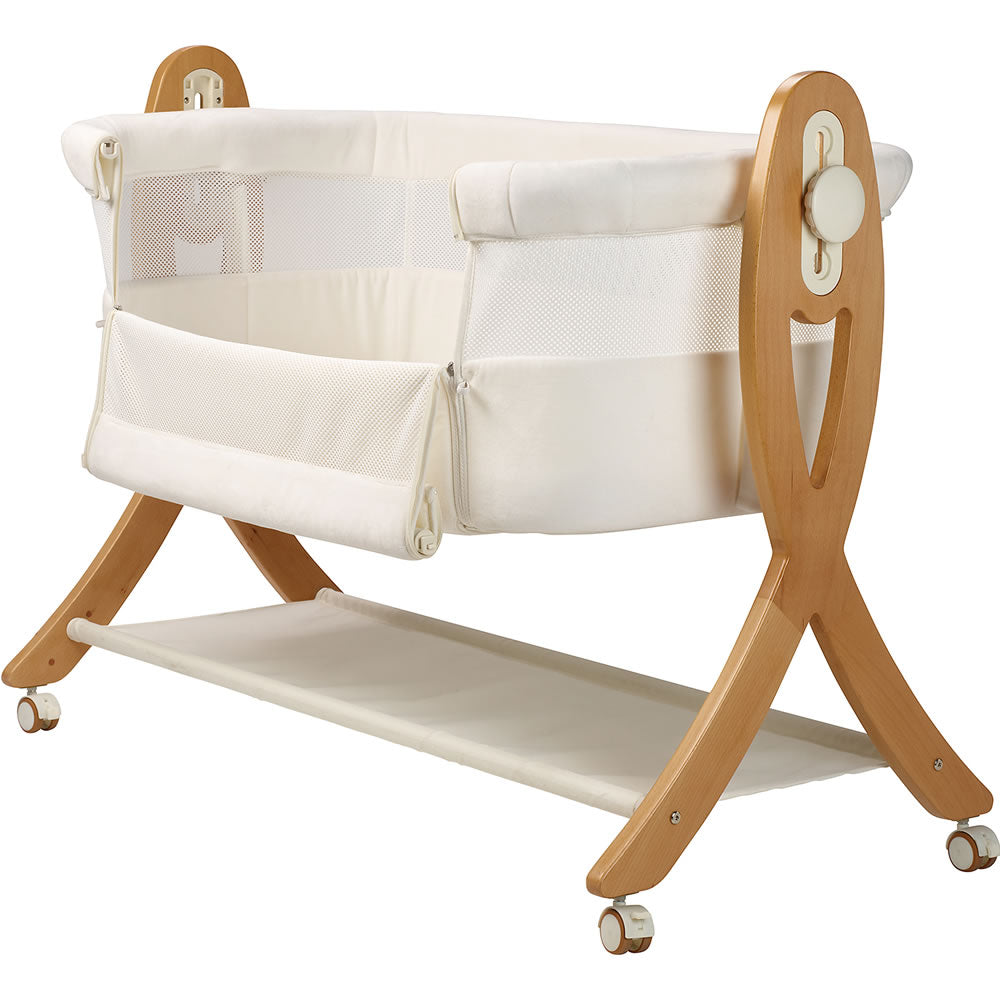 BabyGo side bed cradle SidebySide cream