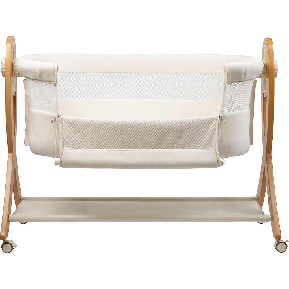 BabyGo side bed cradle SidebySide cream