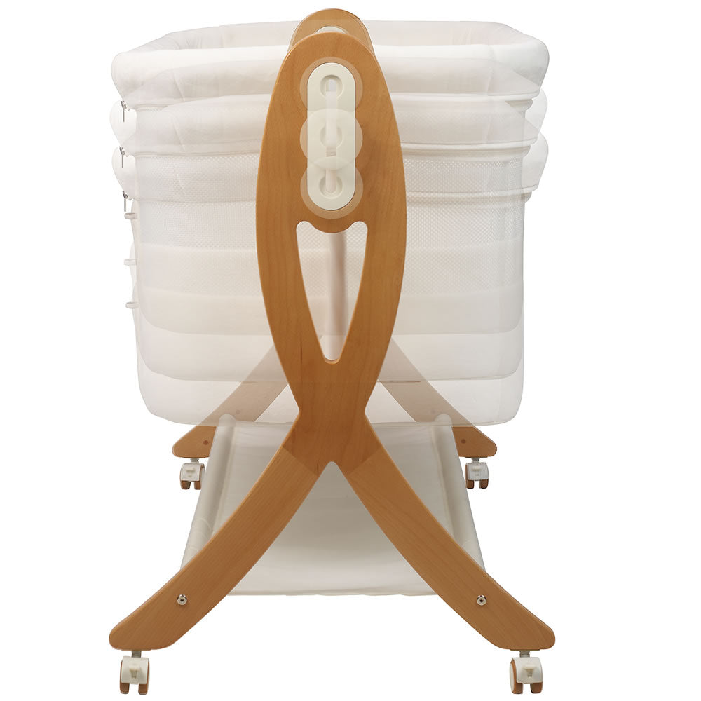 BabyGo side bed cradle SidebySide cream