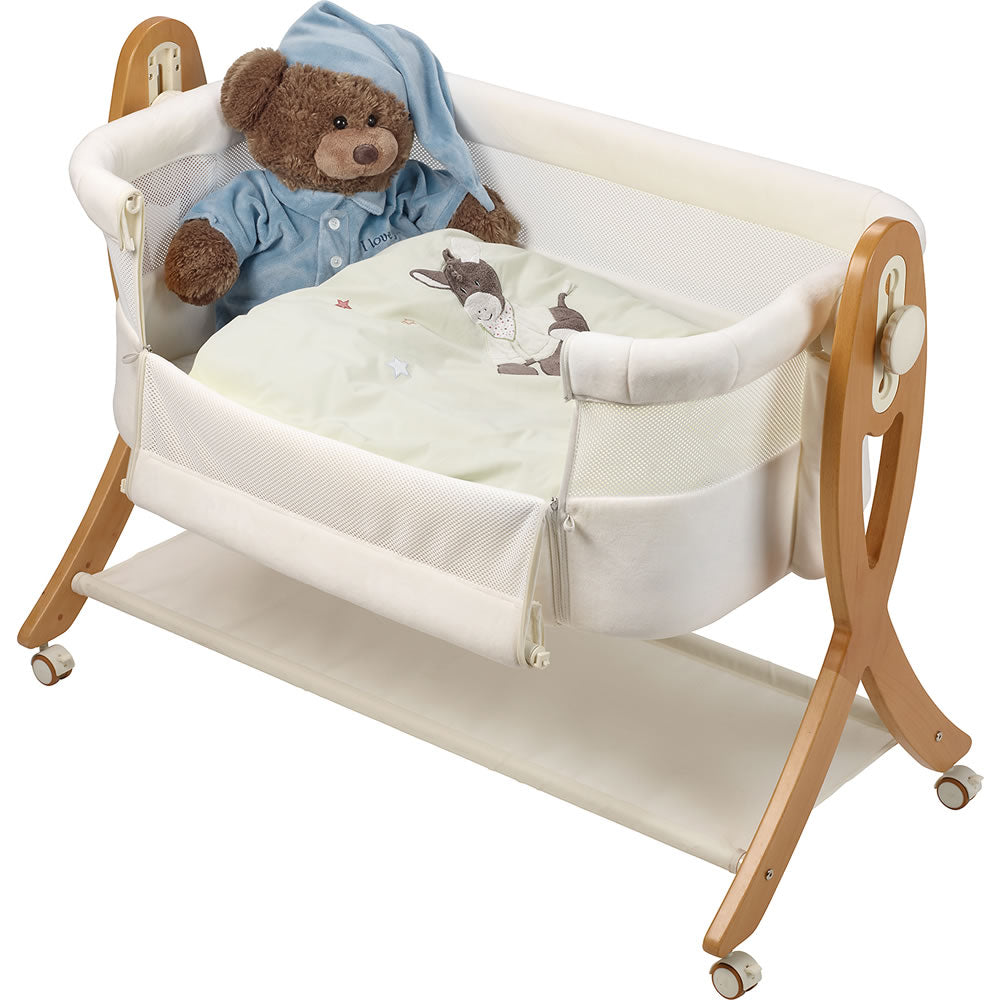 BabyGo side bed cradle SidebySide cream