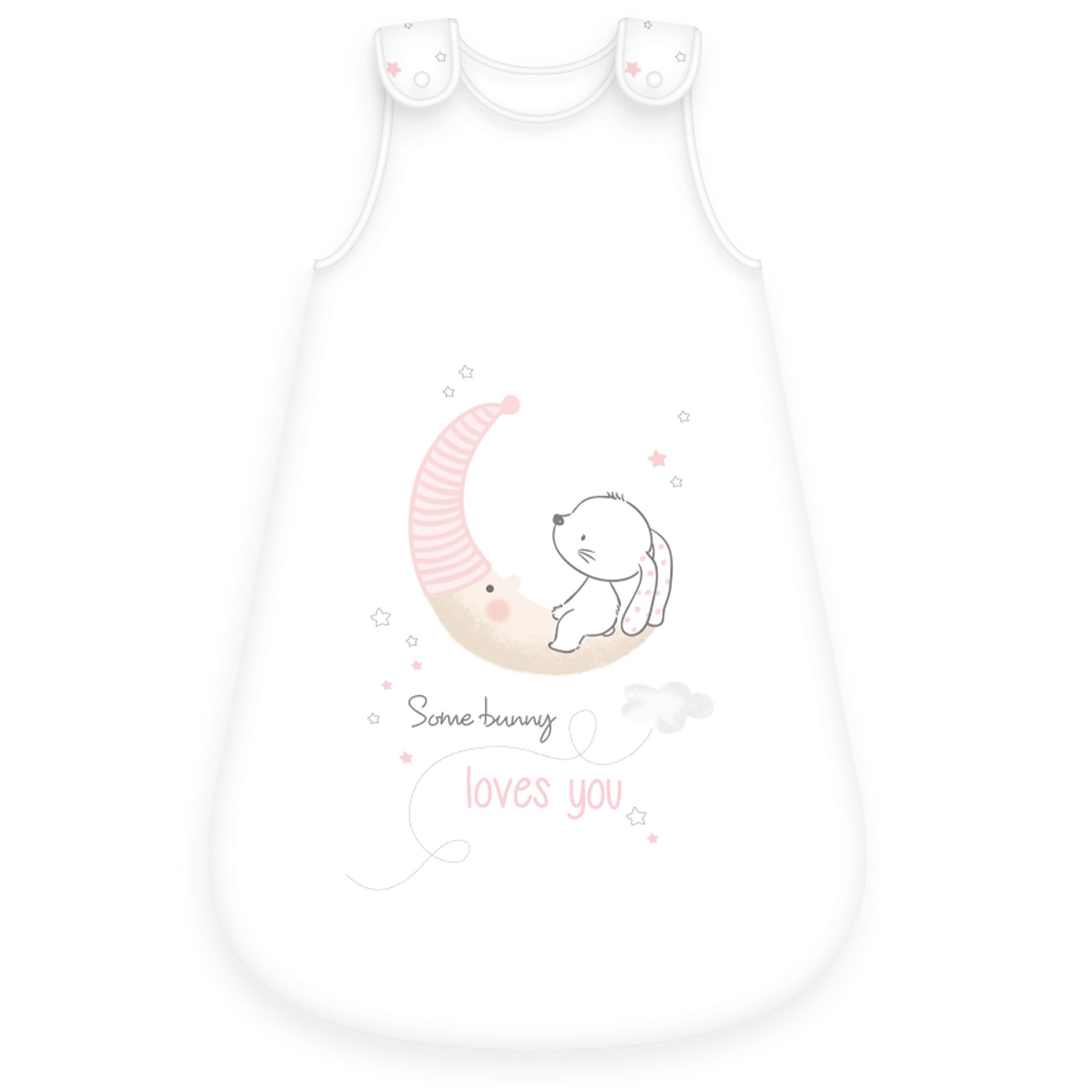 babybest® Babyschlafsack Little Bunny – Ganzjahres Schlafsack 2,5 TOG – 90 cm