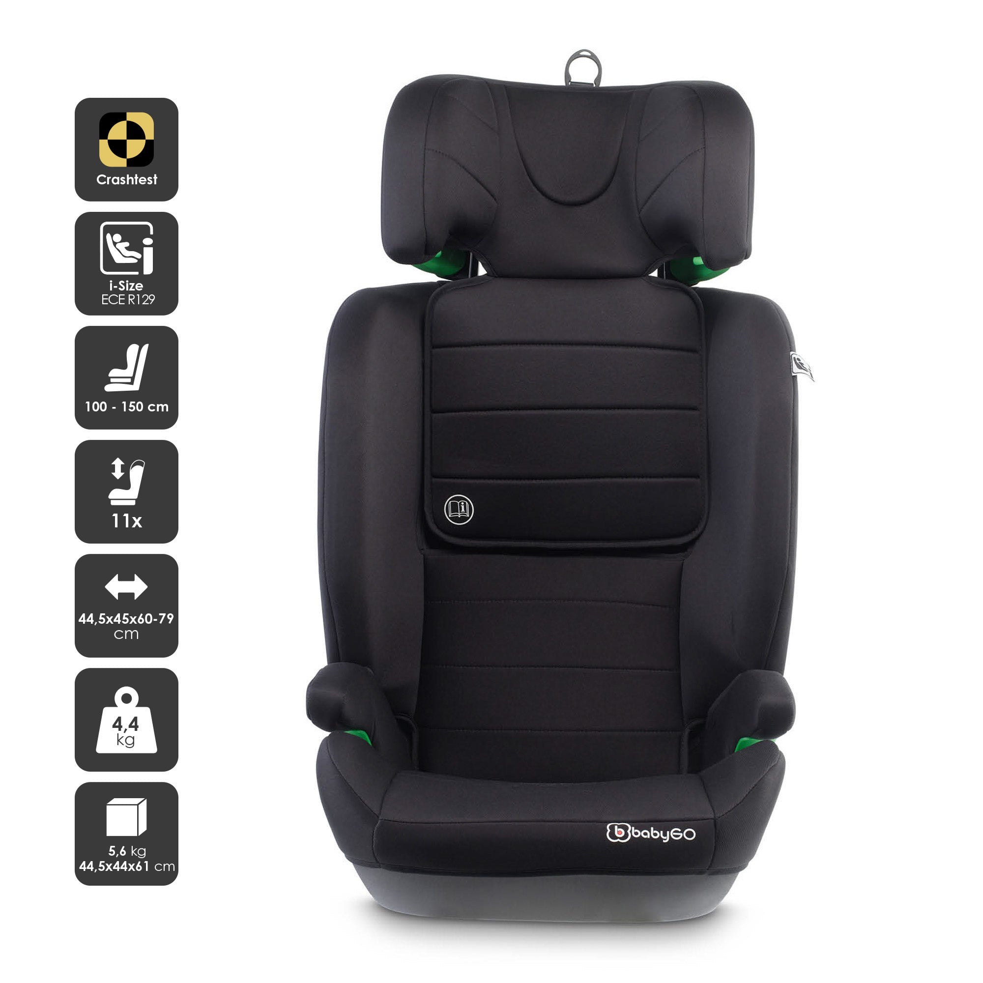 Babygo Autositz Kindersitz SafeWay I-Size 100-150cm