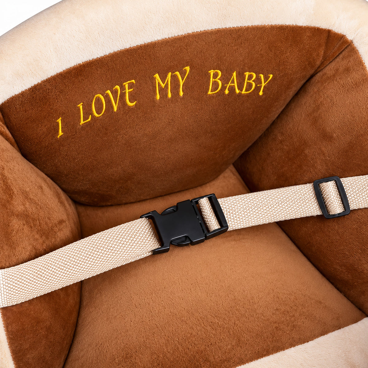 babyGO Schaukellöwe mit Sound – Schaukeltier ab 6 Monaten