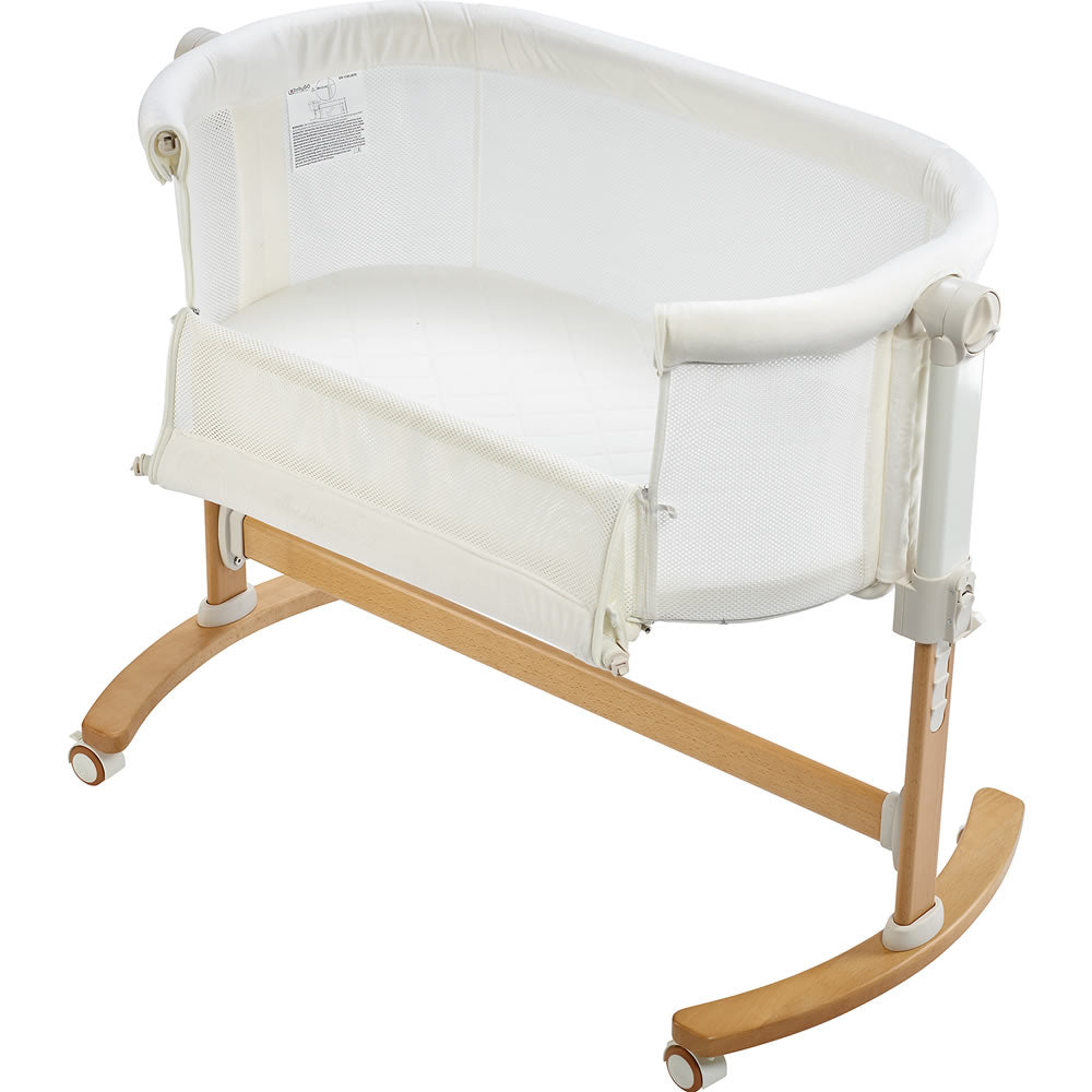 BabyGo side bed cradle baby bed Amila cream