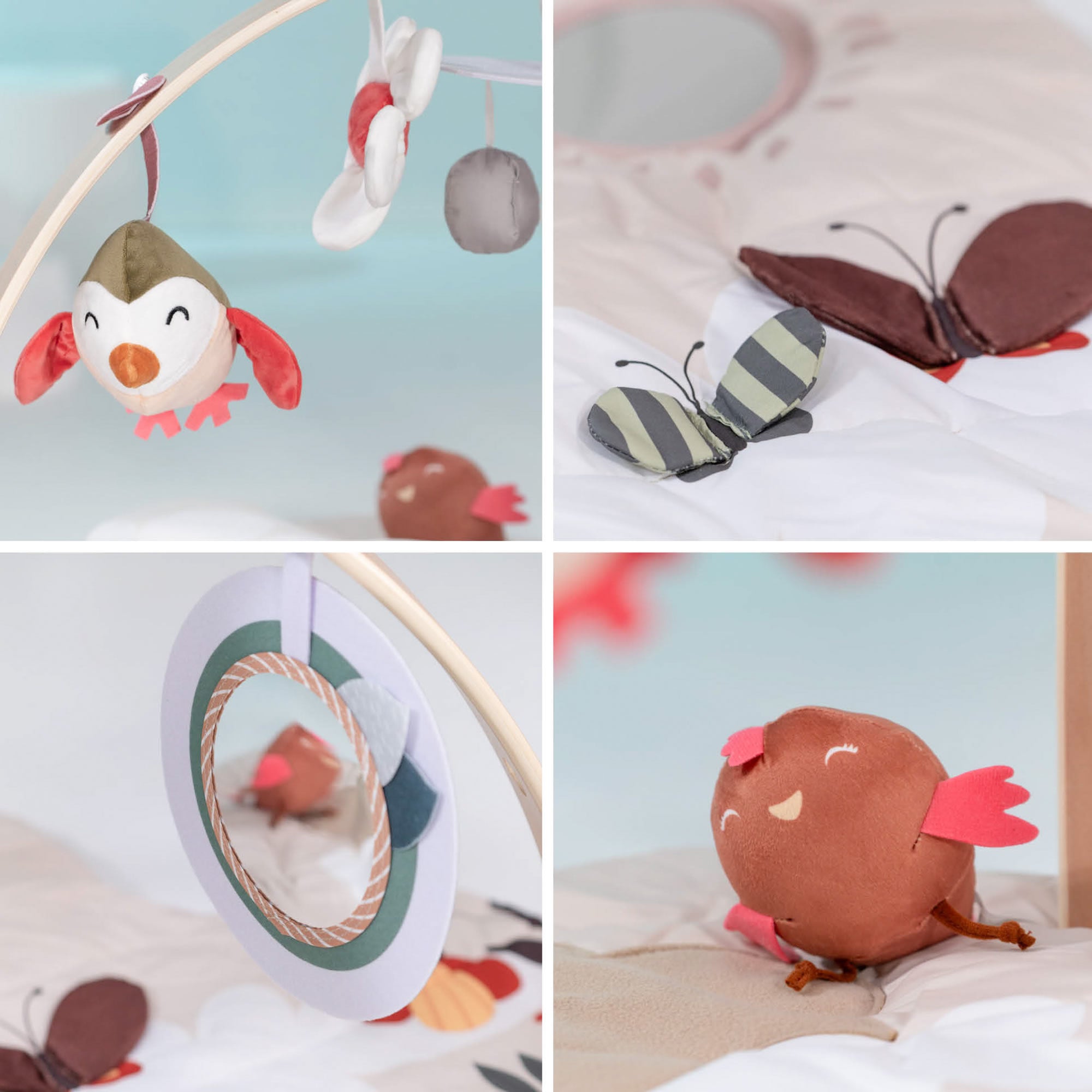 BabyGO Bianca Krabbeldecke mit Spielbogen & Activity Center