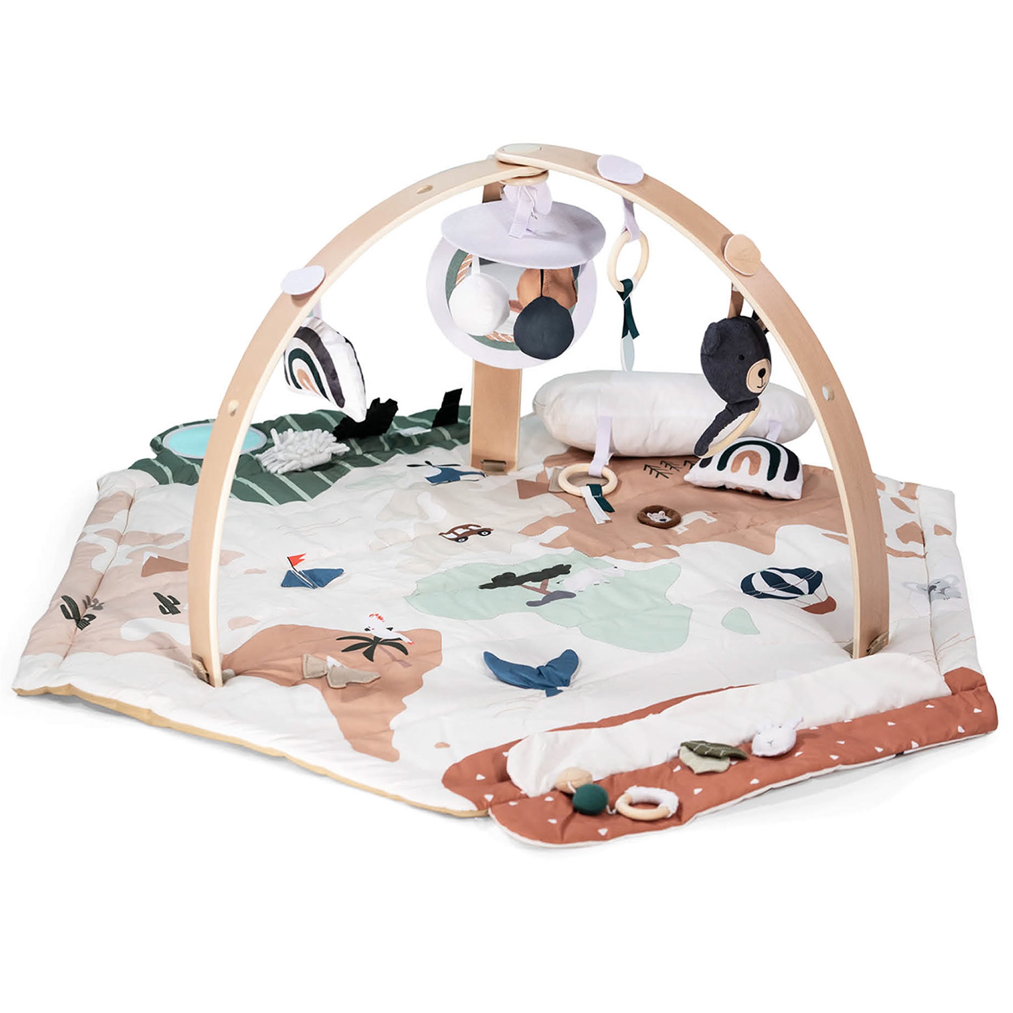 BabyGO Bianca Krabbeldecke mit Spielbogen & Activity Center