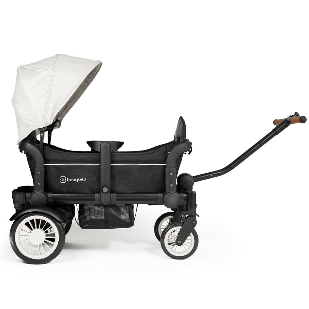 BabyGo Bollerwagen Zwillingswagen Kinderwagen Buggy Cozy Rider