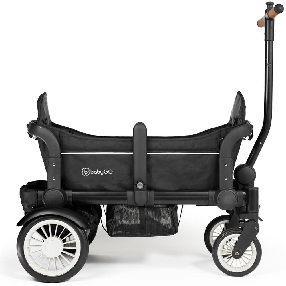 BabyGo Bollerwagen Zwillingswagen Kinderwagen Buggy Cozy Rider